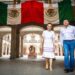 Recibe Samuel García a Claudia Sheinbaum en Nuevo León