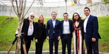 Arborizan estacionamiento en cumplimiento de norma