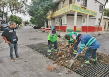 Monterrey intensifica limpieza pluvial