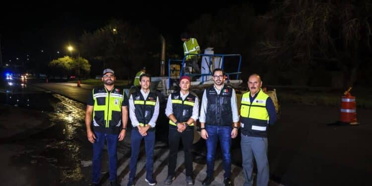 Realizan trabajos en la carretera Nacional