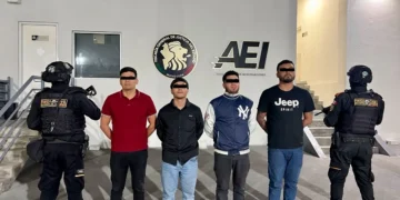 Detiene Fuerza Civil a cuatro por presuntos robos carreteros